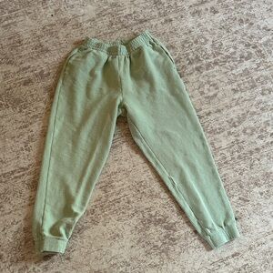PINK Victoria's Secret Mint Green Ribbed Joggers